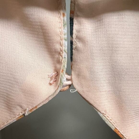 Saints + Secrets Selfie Leslie Orange Flutter Sleeve Dress | Size Small - Picture 7 of 12